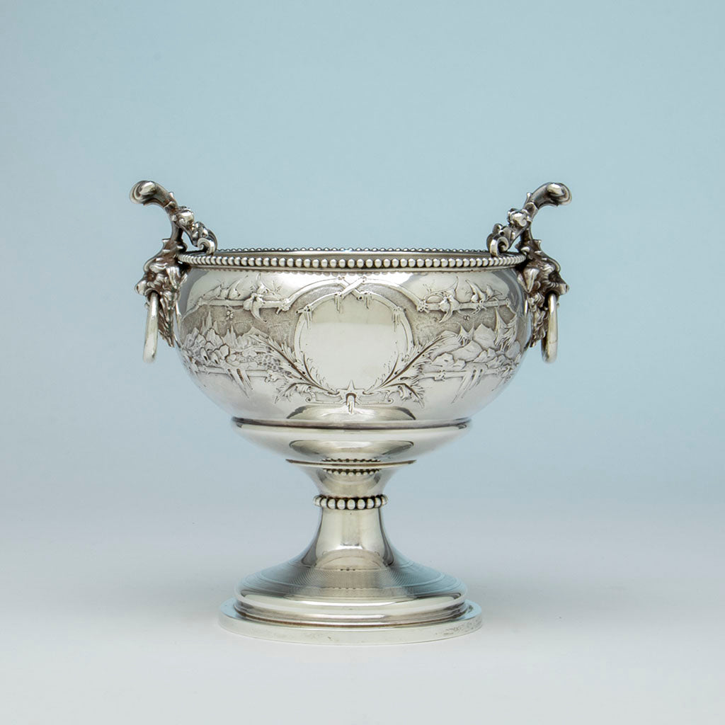 Gorham Coin Silver Early Ice Bowl, Providence, RI, c. 1860