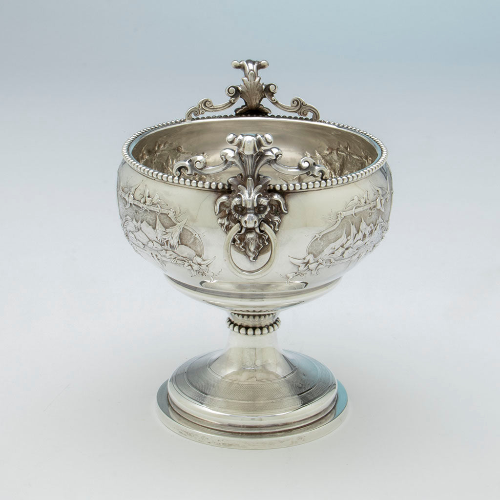 Handle to Gorham Coin Silver Early Ice Bowl, Providence, RI, c. 1860