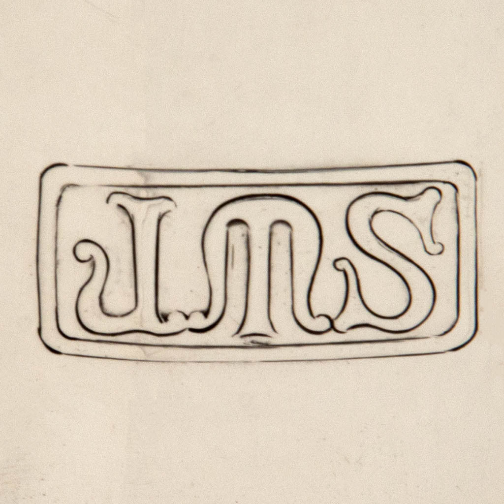 Monogram on Arthur Stone - The Julia Marlowe Sothern Sterling Silver Tea Pot, Gardner, MA, c. 1920