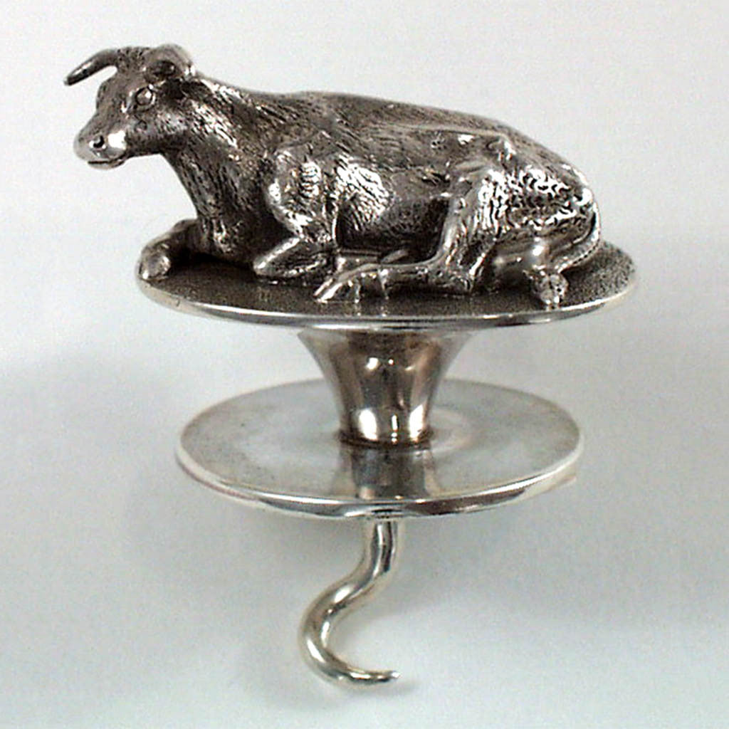 Gorham Antique Sterling Silver Cheese Knob, Providence, RI, 1880