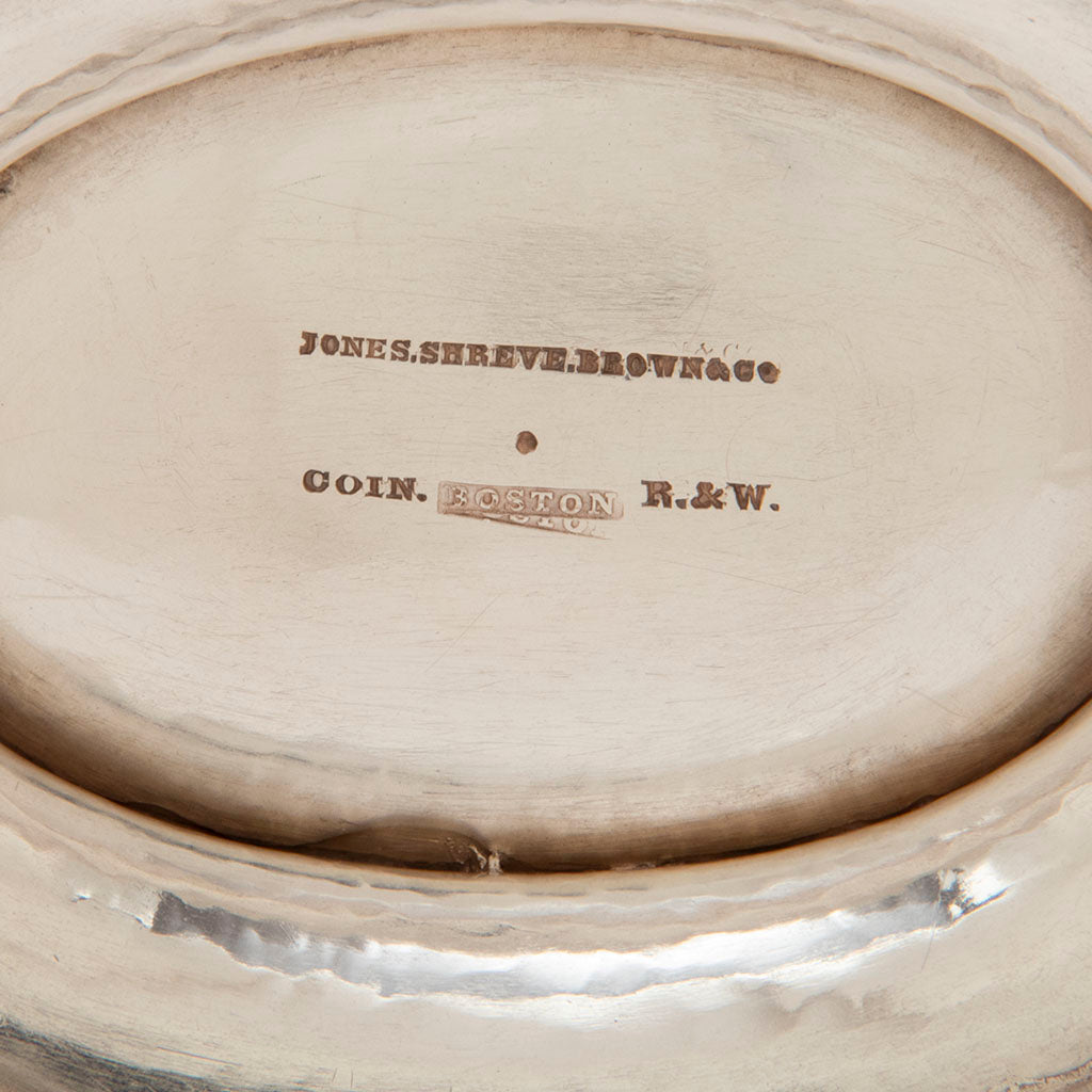 Marks on Rogers &amp; Wendt Antique Coin Silver Coffee Set, Boston, c. 1857-60