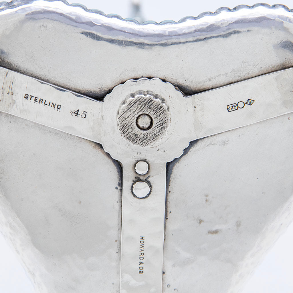 Marks on Dominick &amp; Haff Antique Sterling Silver Figural Candlestick, NYC, NY, 1881