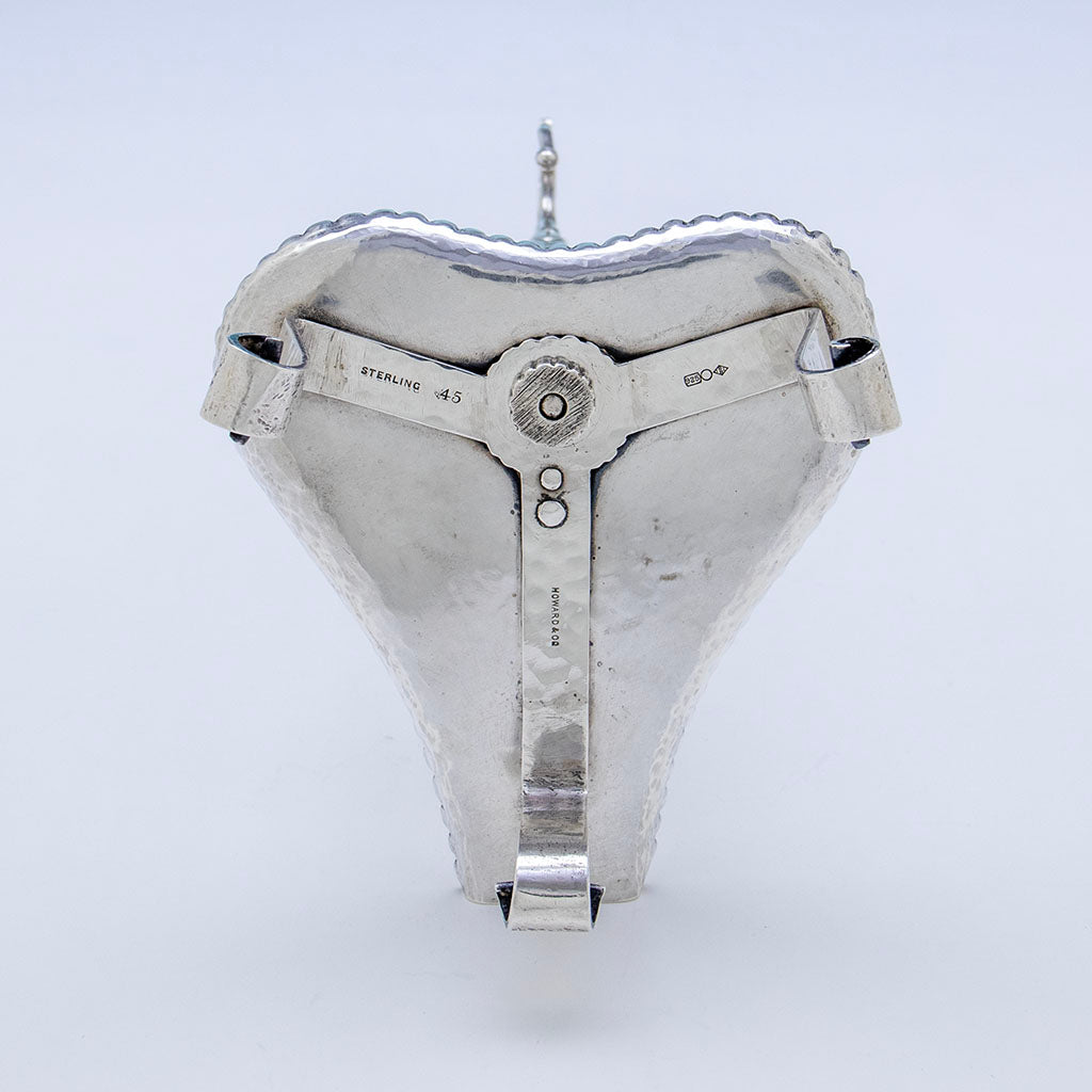 Underside of Dominick &amp; Haff Antique Sterling Silver Figural Candlestick, NYC, NY, 1881