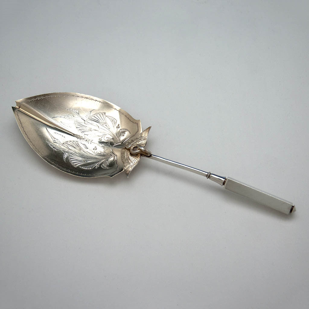 Gorham 'Isis' Pattern Antique Sterling Silver Pie Server, Providence, RI, c. 1870