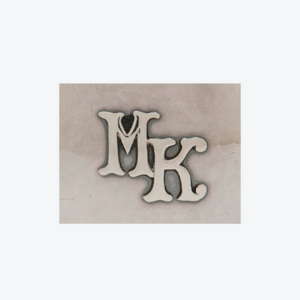 Monogram on Lebolt Sterling Silver Arts &amp; Crafts Milk Pitcher, Chicago, c. 1920