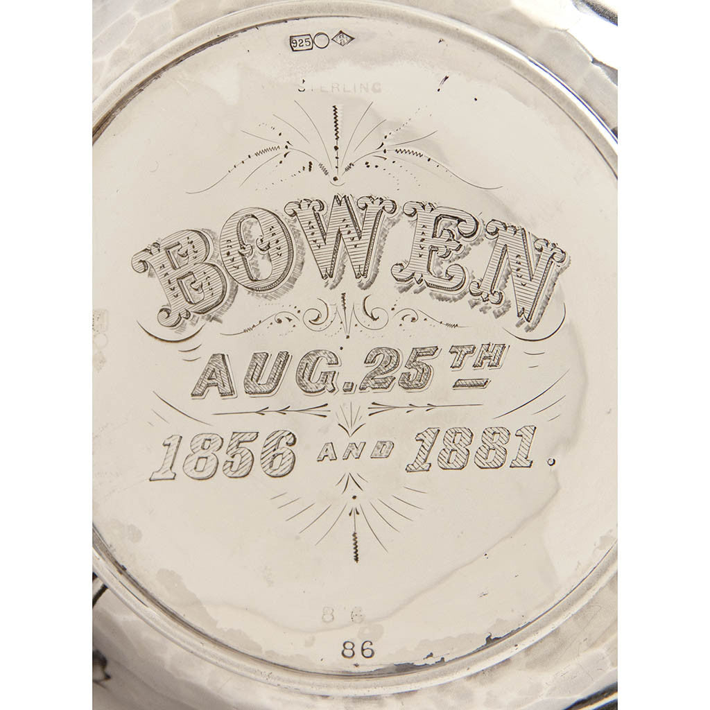 米国 Dominick & Haff／純銀 スターリングシルバー／コンポート Dominick & Haff Antique Sterling Silver Intaglio Chased Aesthetic