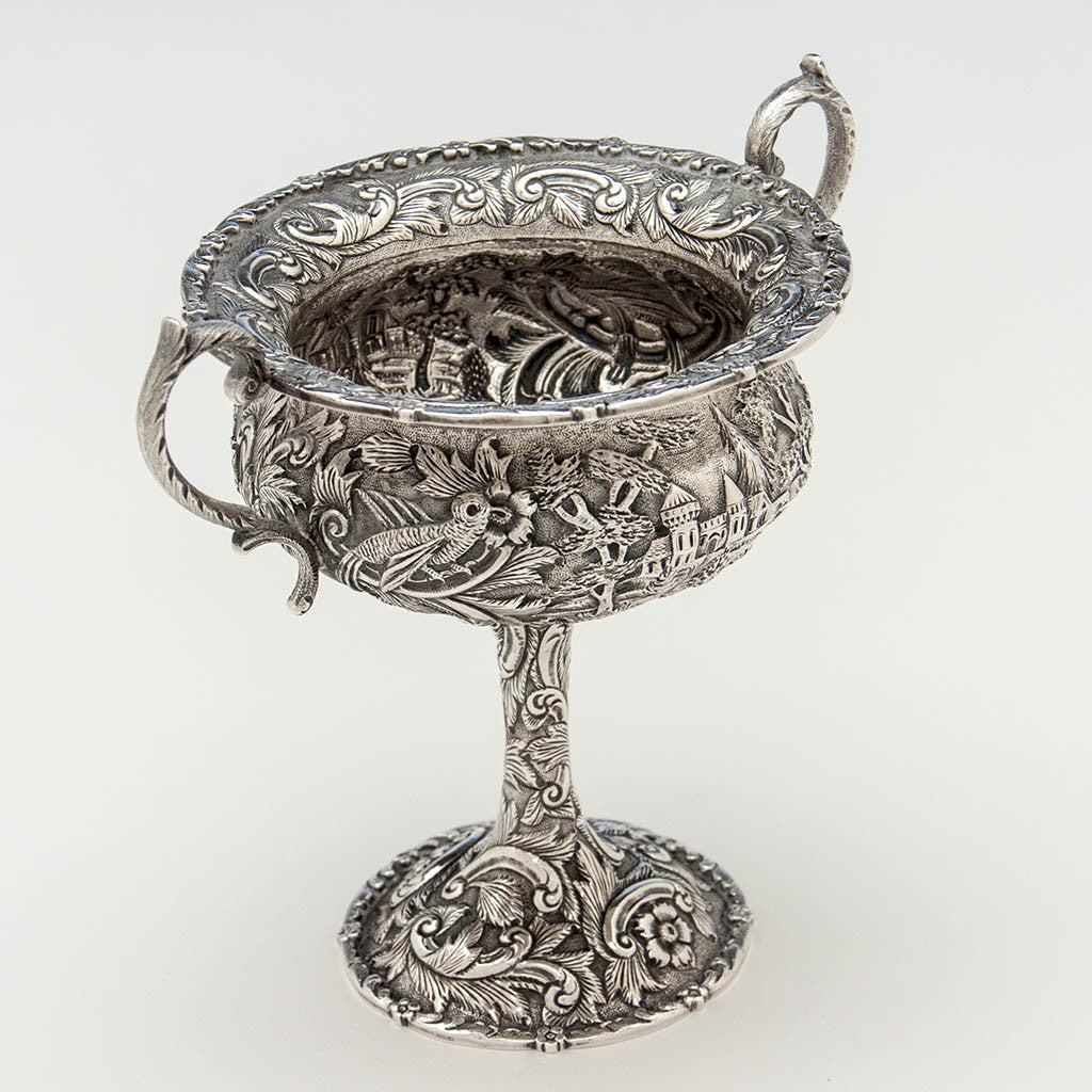 The Loring Andrews Company Antique Sterling Silver Repoussé The Loring Andrews Company Antique Sterling Silver Repoussé