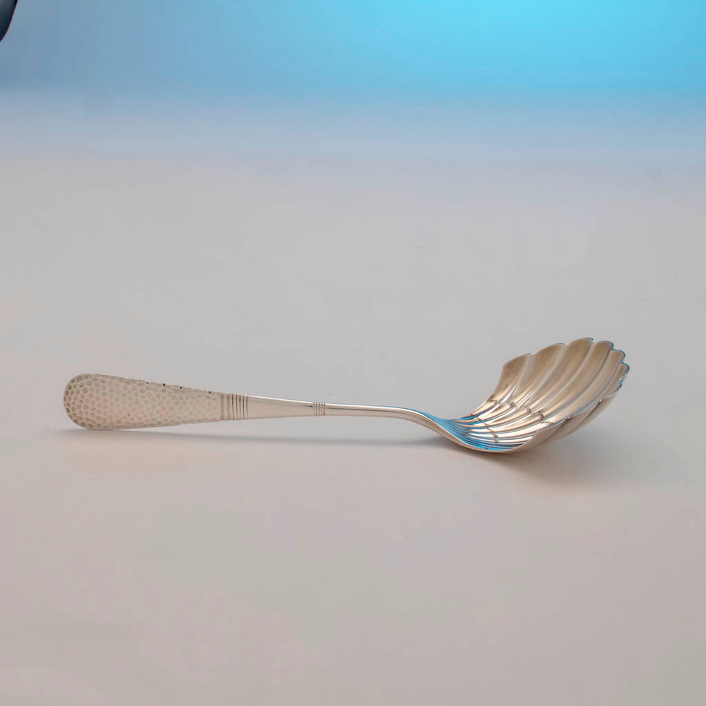 Gorham Antique Sterling Silver 'Gingko' Serving Spoon, c. 1880