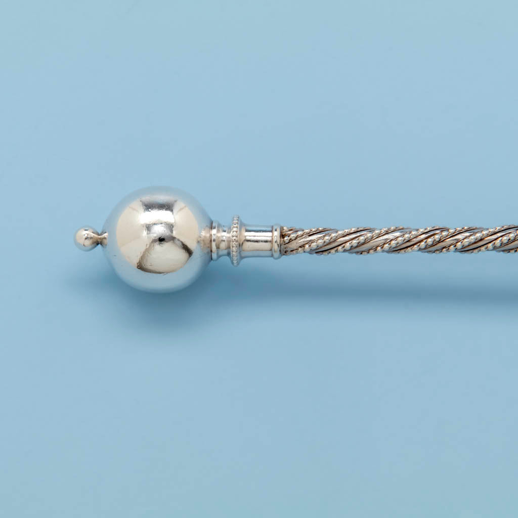 George Sharp Antique Sterling Silver Fish Servers, Philadelphia, PA, 1 ...