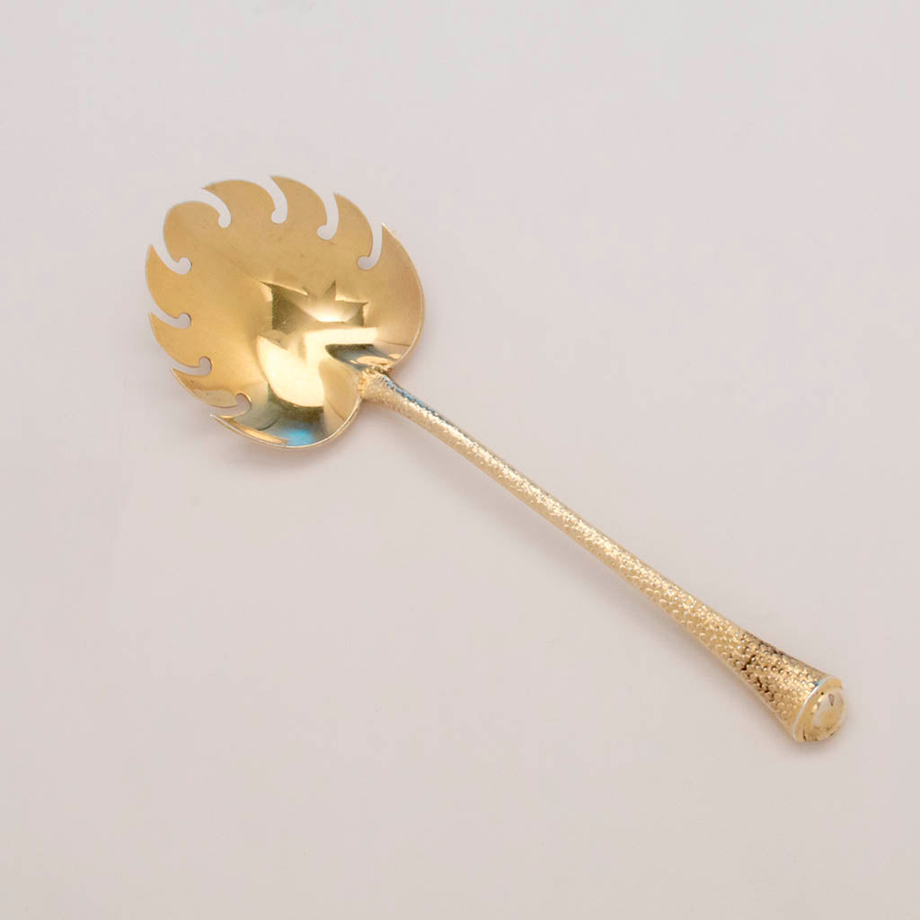 Gorham Antique Sterling Silver Palm Beach Serving Fork, Providence, RI, c. 1900