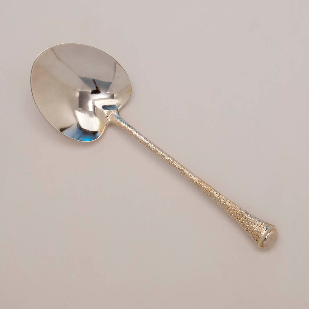 Gorham Antique Sterling Silver Palm Beach Serving Spoon, Providence, RI, c. 1900