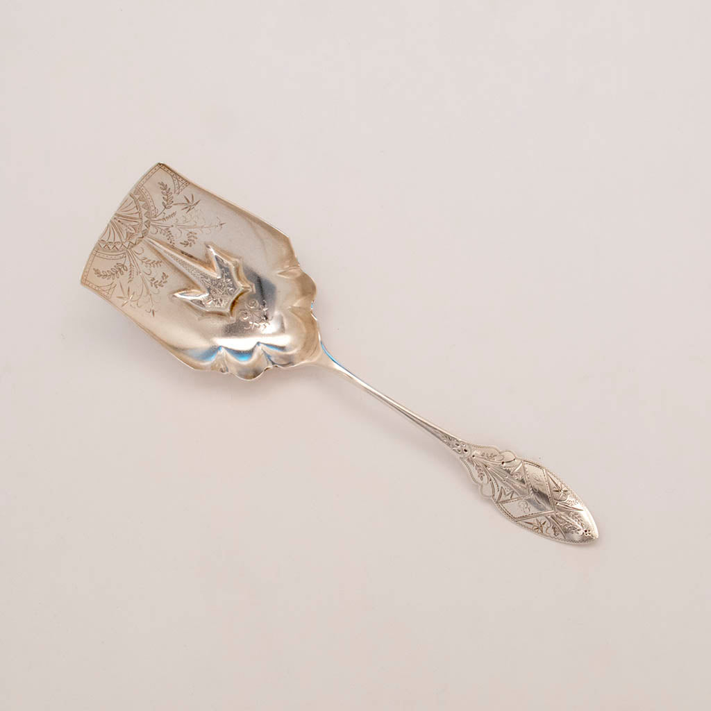 Faber and Son Antique Coin Silver Scoop, Philadelphia, PA, c. 1870