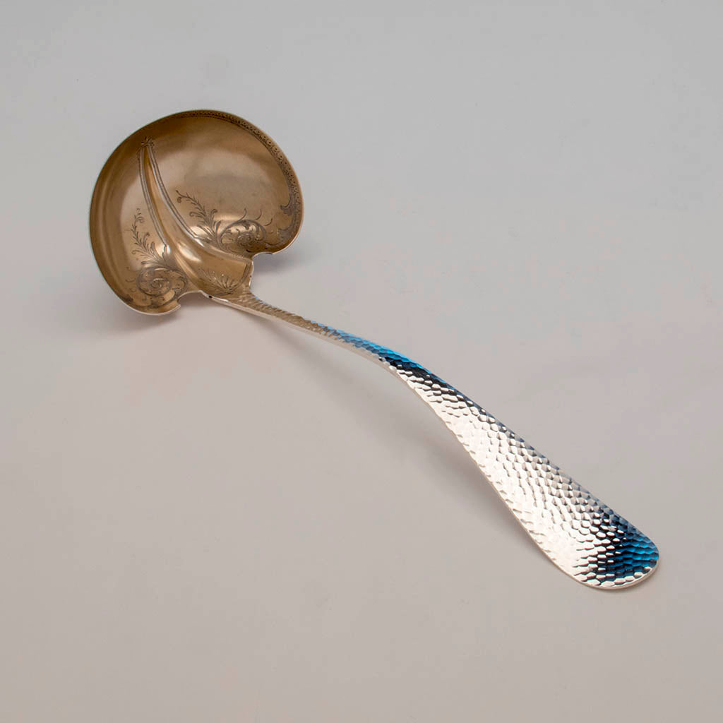 Schulz and Fischer Antique Sterling Silver Soup Ladle, San Francisco, CA, c. 1880s