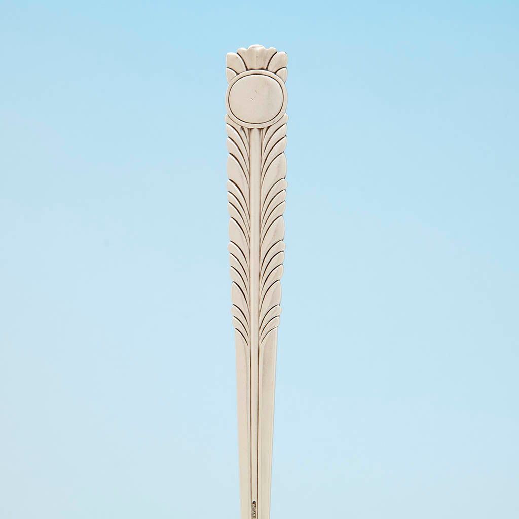 Back of Tiffany Sterling Silver Art Deco Pie Server, NYC, C. 1940&#39;s