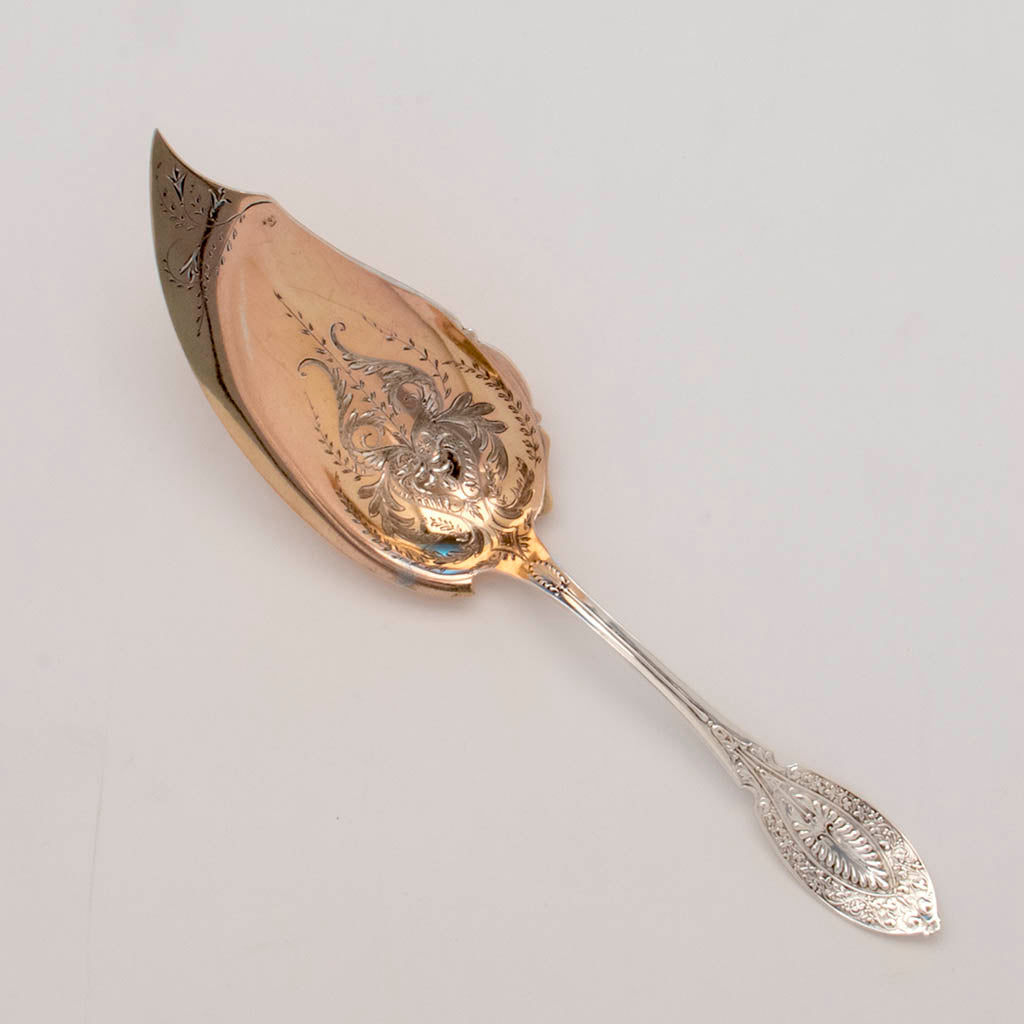 Shiebler 'Princess' Pattern Antique Sterling Server, NYC, late 1870s