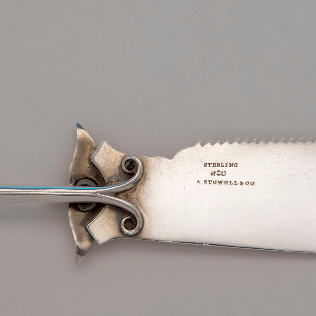 Marks on Gorham &#39;Isis&#39; Pattern Antique Sterling Silver Cake Server, Providence, RI, c. 1870