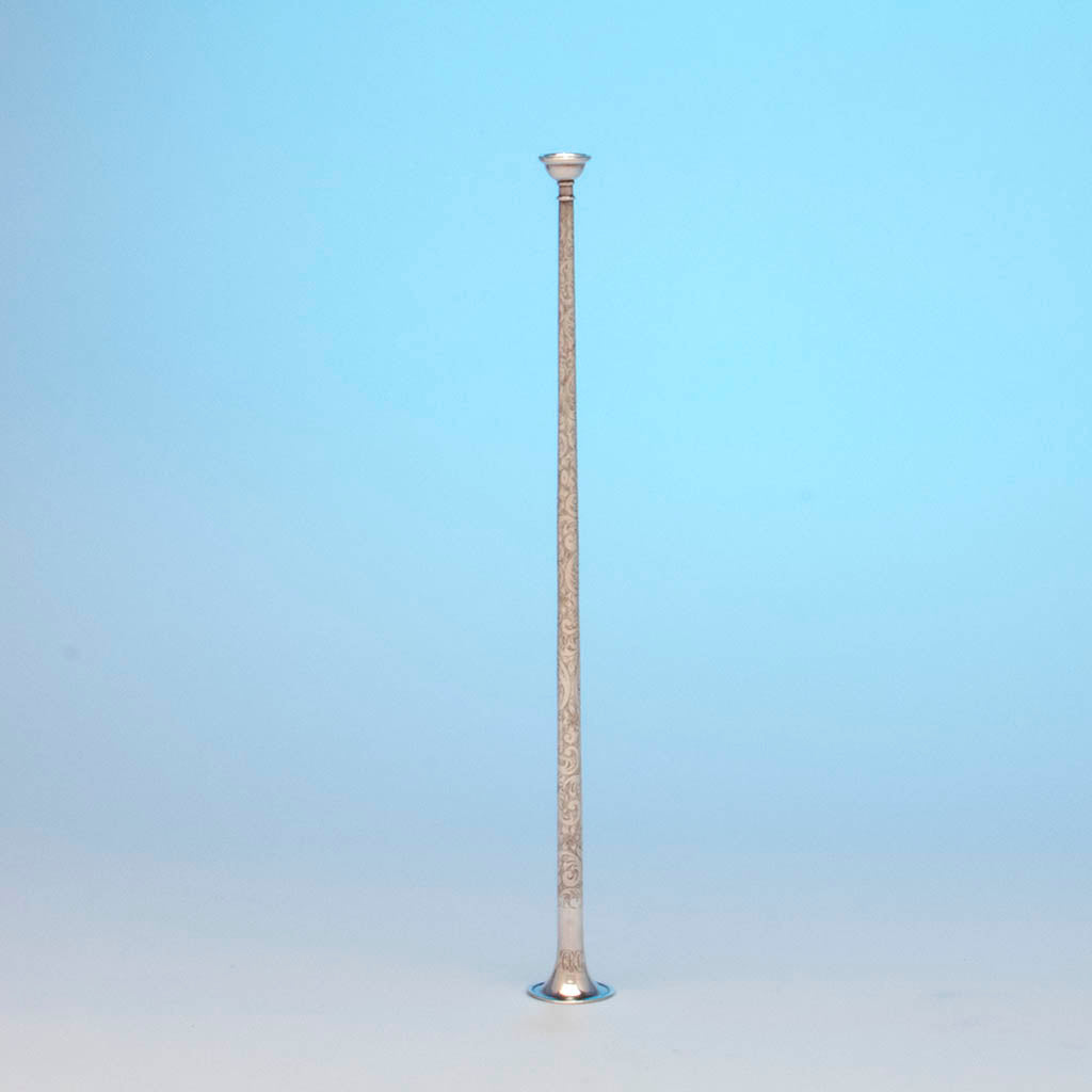 Tiffany &amp; Co./ Bailey, Banks and Biddle Antique Sterling Silver Horn, Philadelphia, PA, c. 1880