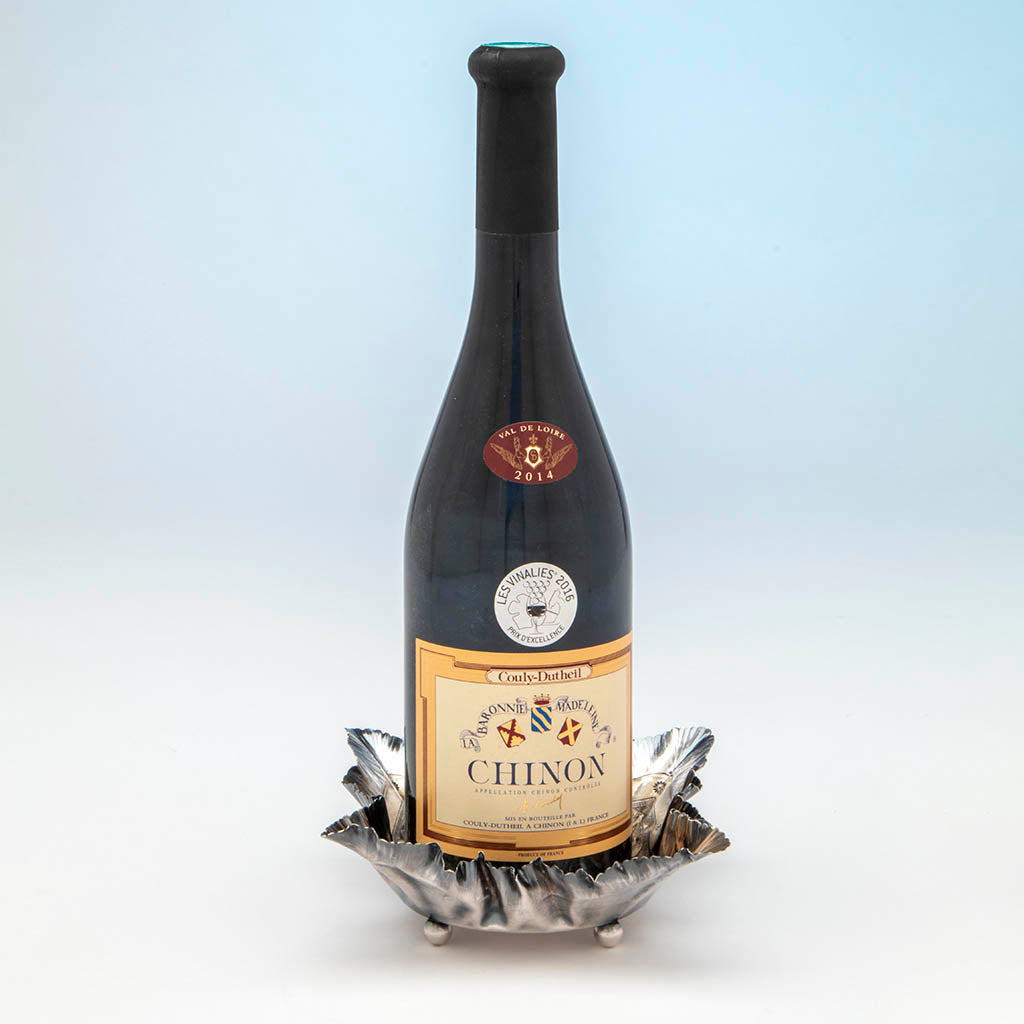 In use...Wood and Hughes Antique Sterling Silver Trompe l&#39;oeil Dish, NYC, NY, c. 1880&#39;