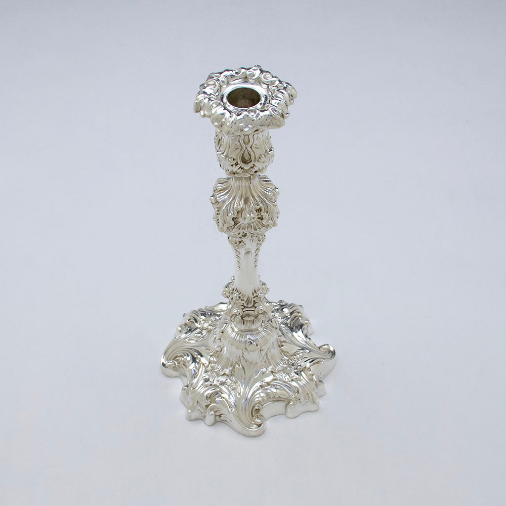 Howard &amp; Co Antique Sterling Silver Candlesticks, New York City, NY, 1904, set of 6