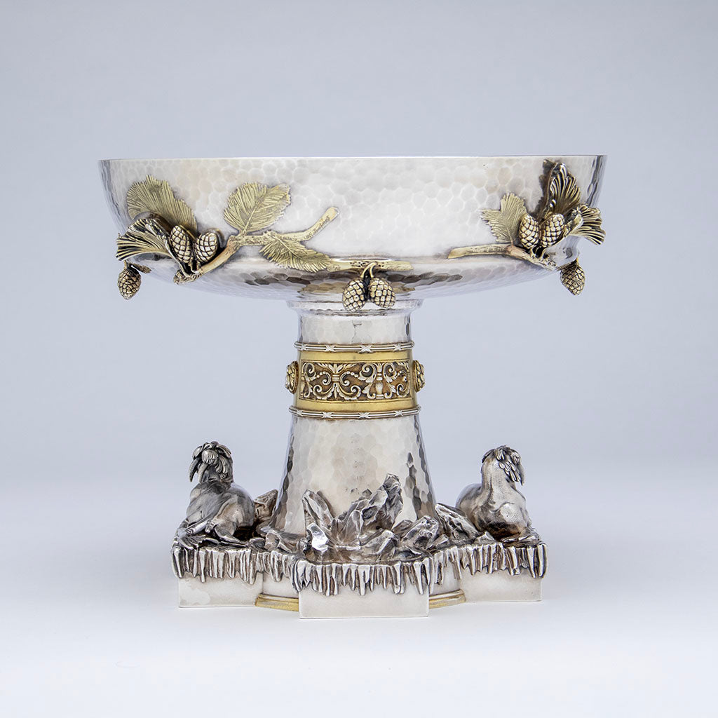 Tiffany &amp; Co. Antique Sterling Silver Figural Ice Bowl, New York City, NY, 1877