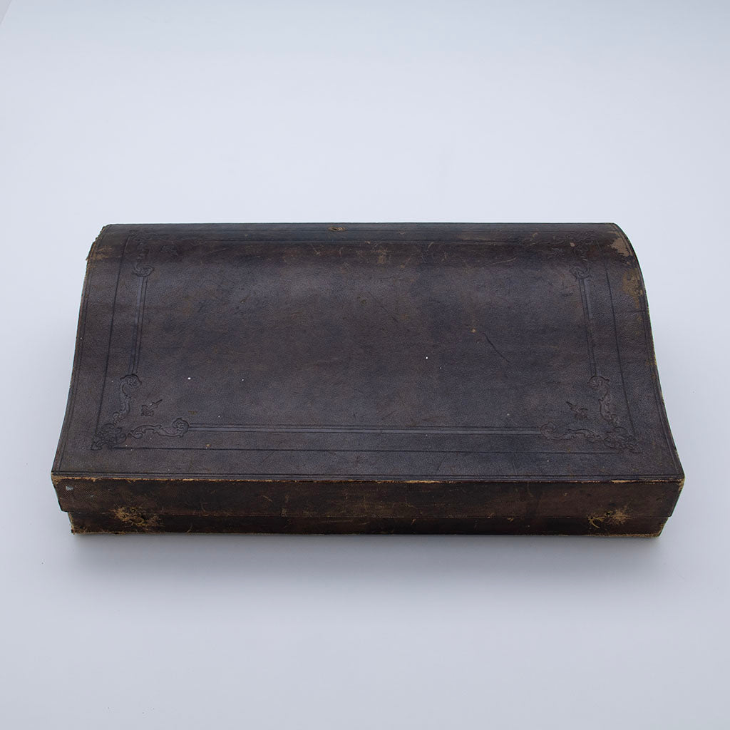 Box to Gorham Antique Coin Silver Claret Service, Providence, RI, c. 1864