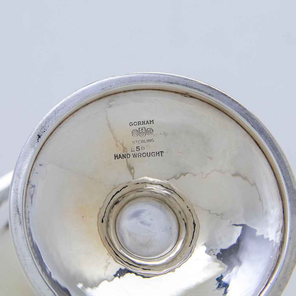 Marks on Pr. of Gorham Modern Sterling Silver Compotes, Providence, RI, c. 1930s
