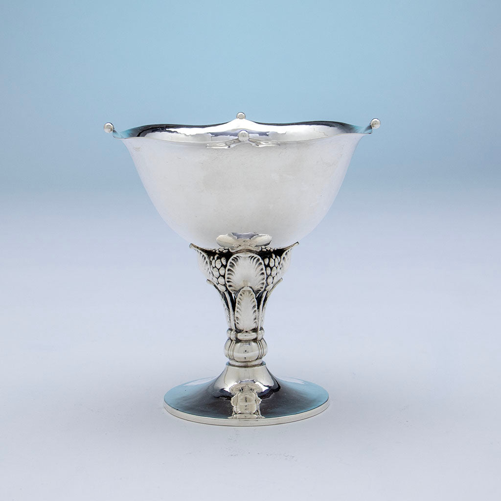 Single photo of Pr. of Gorham Modern Sterling Silver Compotes, Providence, RI, c. 1930s