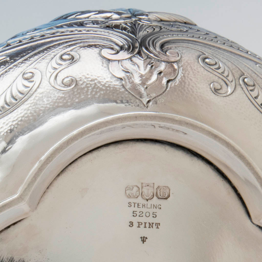 Marks on Gorham Antique Sterling Silver Black Coffee Service, Providence, RI, 1896-97