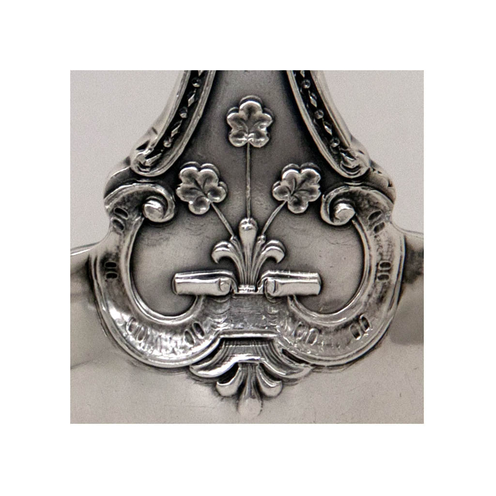 Back of Tiffany &amp; Co Antique Sterling Silver &#39;Renaissance&#39; Pattern Punch Ladle, New York, early 20th century