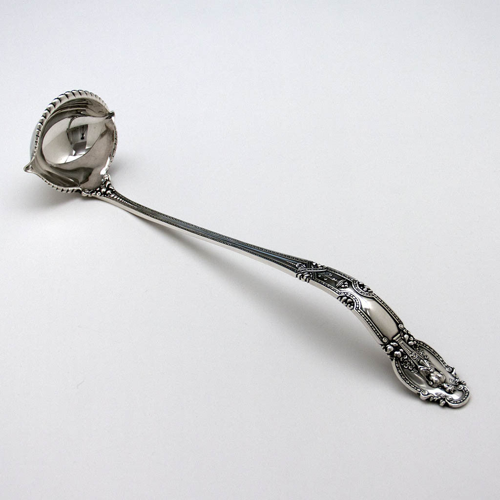 Tiffany & Co Antique Sterling Silver 'Renaissance' Pattern Punch Ladle, New York, early 20th century
