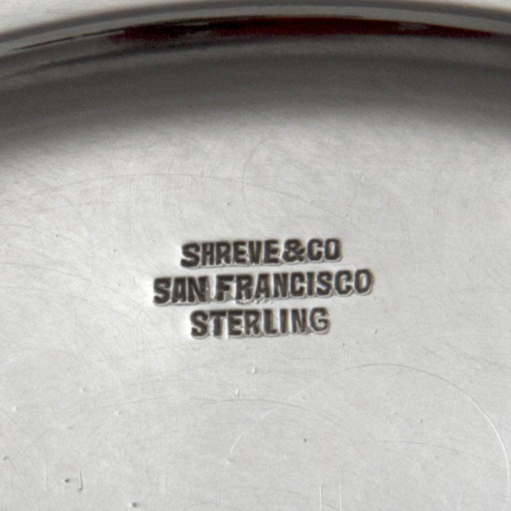 Marks on Shreve &amp; Co &#39;Fourteenth Century&#39; Sterling Silver Covered Tankard, San Francisco, c. 1909