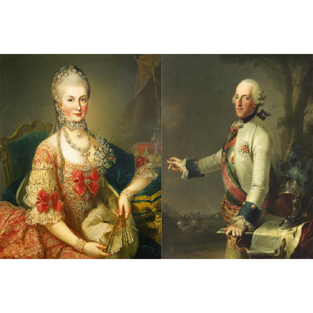 Ignatz Joseph Würth Antique Austrian Silver Imperial Dinner Plates from the Second Sachsen-Teschen Service, Vienna, 1781