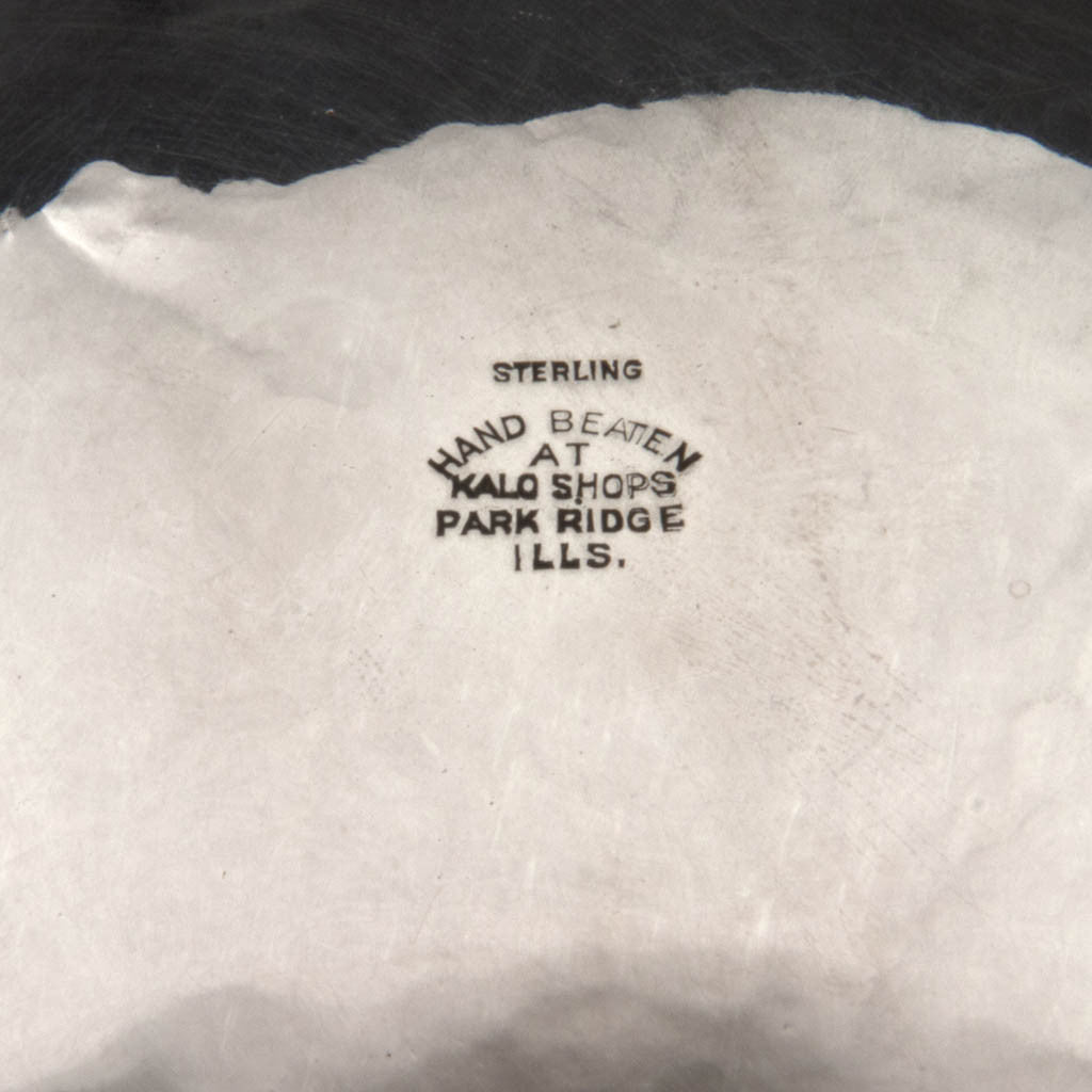 Marks on Endnote:  1. Sharon S. Darling, Chicago Metalsmiths, (Chicago: Chicago Historical Society, 1977), p. 48. 