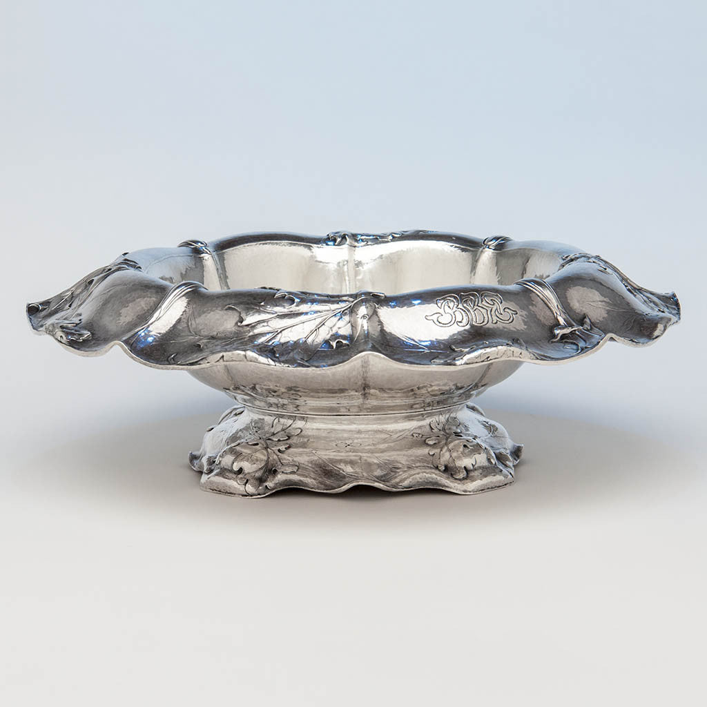 Gorham Martelé .9584 Silver Antique Centerpiece Bowl signed by William C. Codman, Providence, RI, 1913
