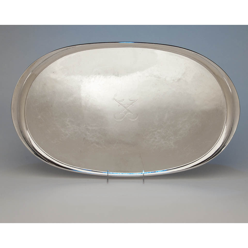 Tray to Leslie Durbin English Mid-Century Modern Sterling Silver Coffee Service with Tray, London, 1967/68