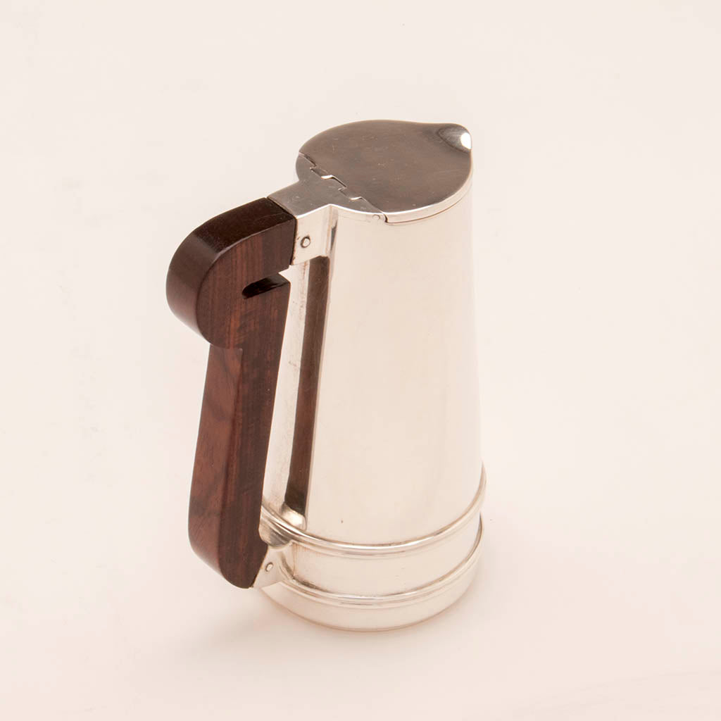 Handle to Puiforcat Art Deco Sterling Silver Syrup Pitcher, Mexico, 1942-45