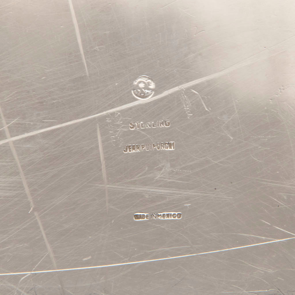 Marks on Puiforcat Art Deco Onyx and Sterling Silver Covered Tureen, Mexico, 1942-45