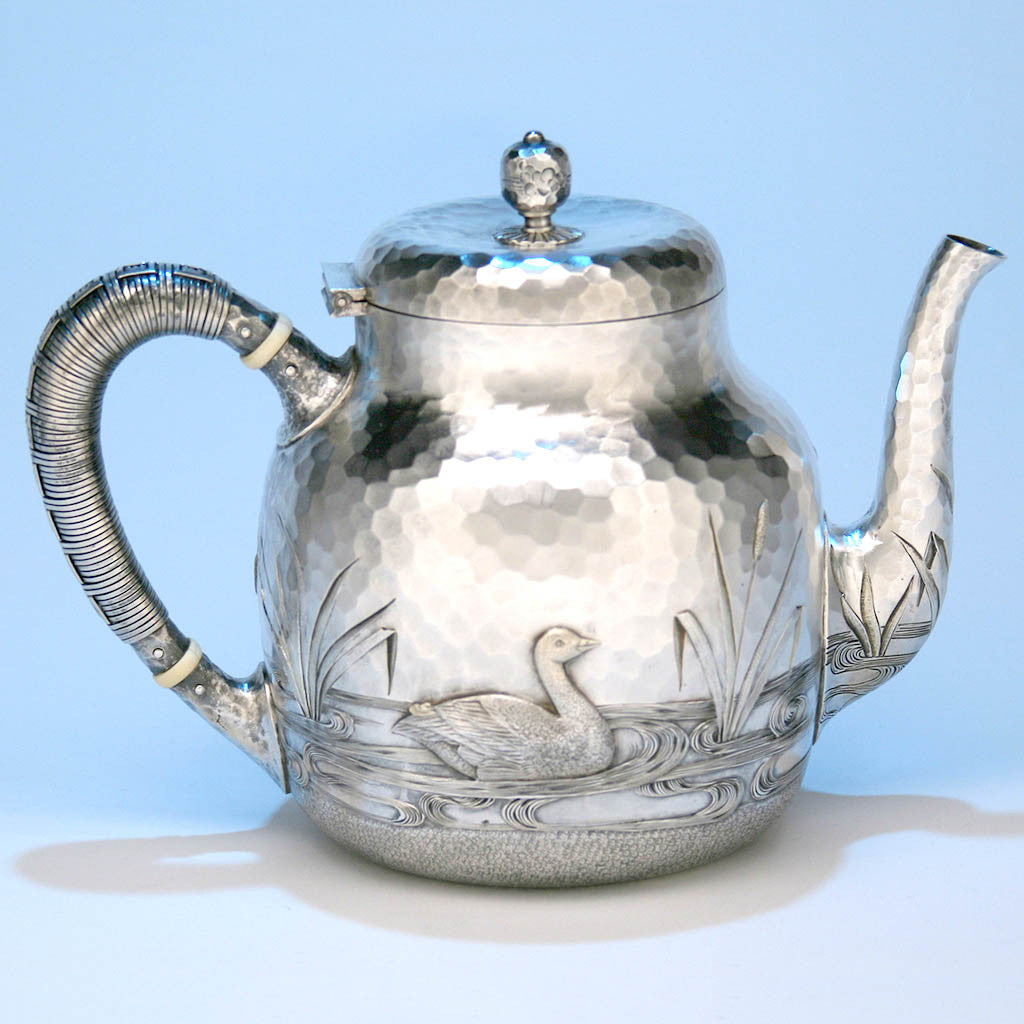 アンティーク　純銀　サラダ　フォーク　Dominick アンティーク 純銀 サラダ フォーク Dominick Antique Silver