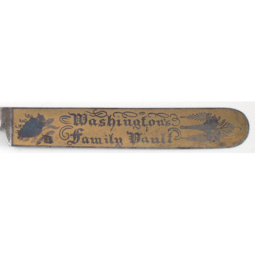 Washington&#39;s family vault blade