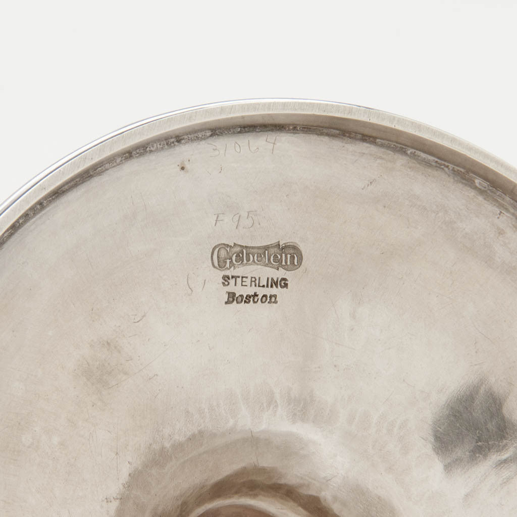 Marks on Gebelein Arts &amp; Crafts 5-piece Sterling Silver Tea Service, Boston, c. 1920