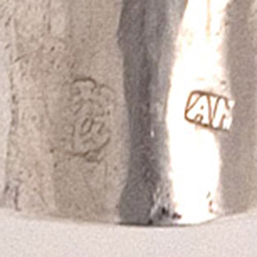 Abraham Mayr, II (probably) Pair of Extremely Rare French Provincial Silver Five Light Candelabra, Mulhouse, Alsace, c. 1750