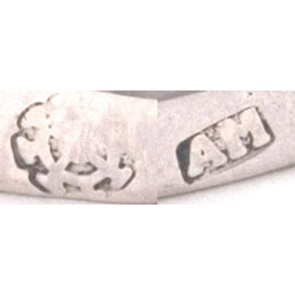 Abraham Mayr, II (probably) Pair of Extremely Rare French Provincial Silver Five Light Candelabra, Mulhouse, Alsace, c. 1750