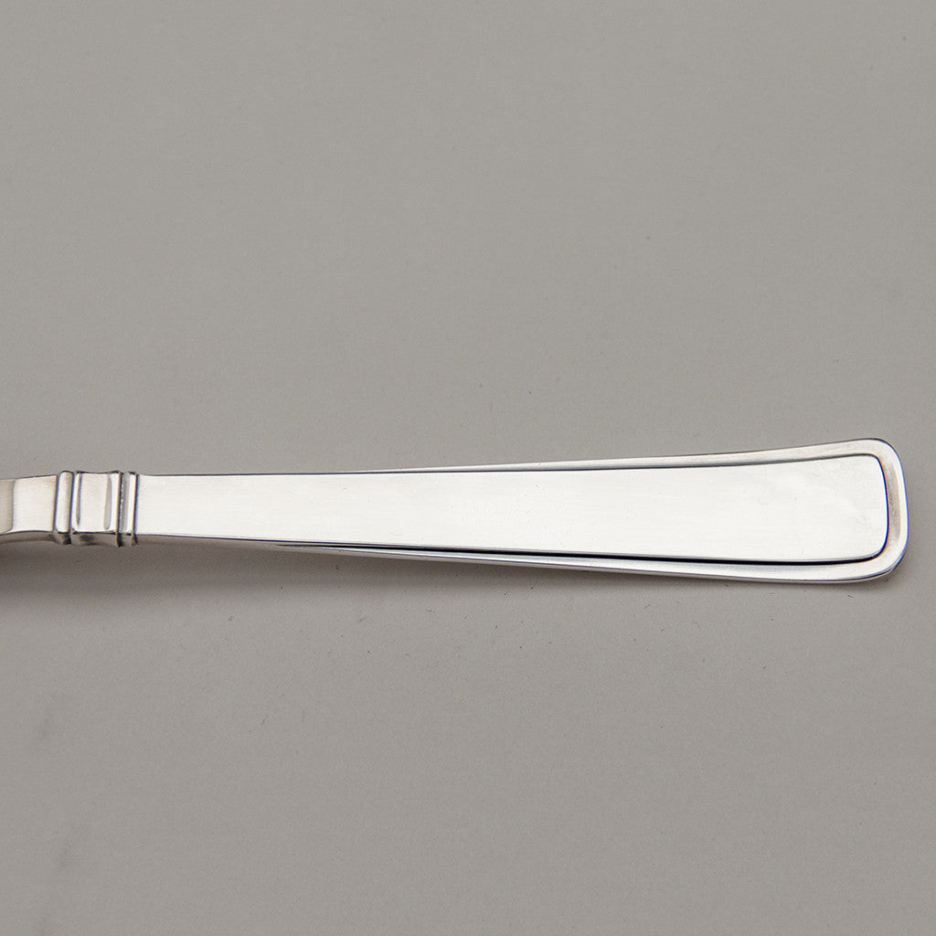 Handle to Cohr &#39;Olympia&#39; Pattern Mid-Century Modern Sterling Silver Serving Pieces, Copenhagen, Denmark, c. 1950&#39;s