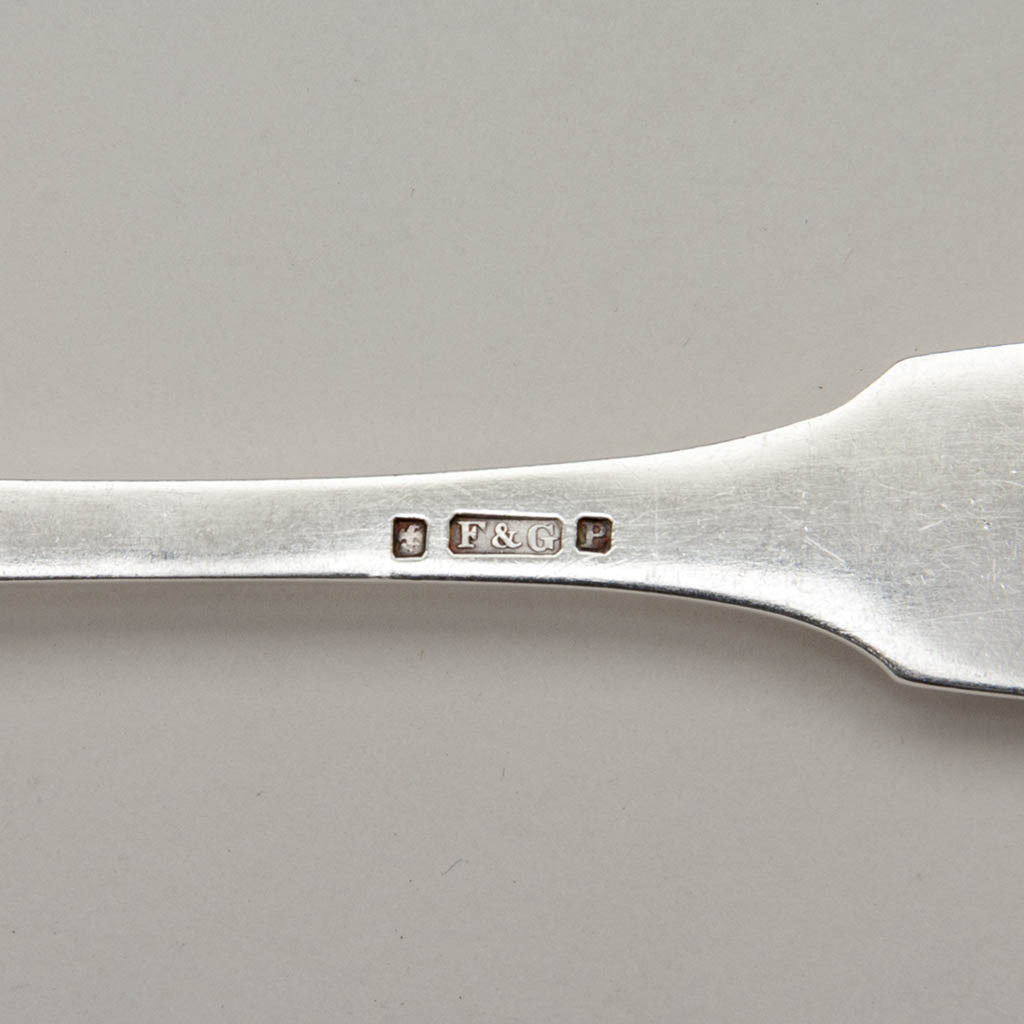 Marks on Fletcher &amp; Gardiner Antique Coin Silver Dinner Forks, Philadelphia, c. 1810-20&#39;s