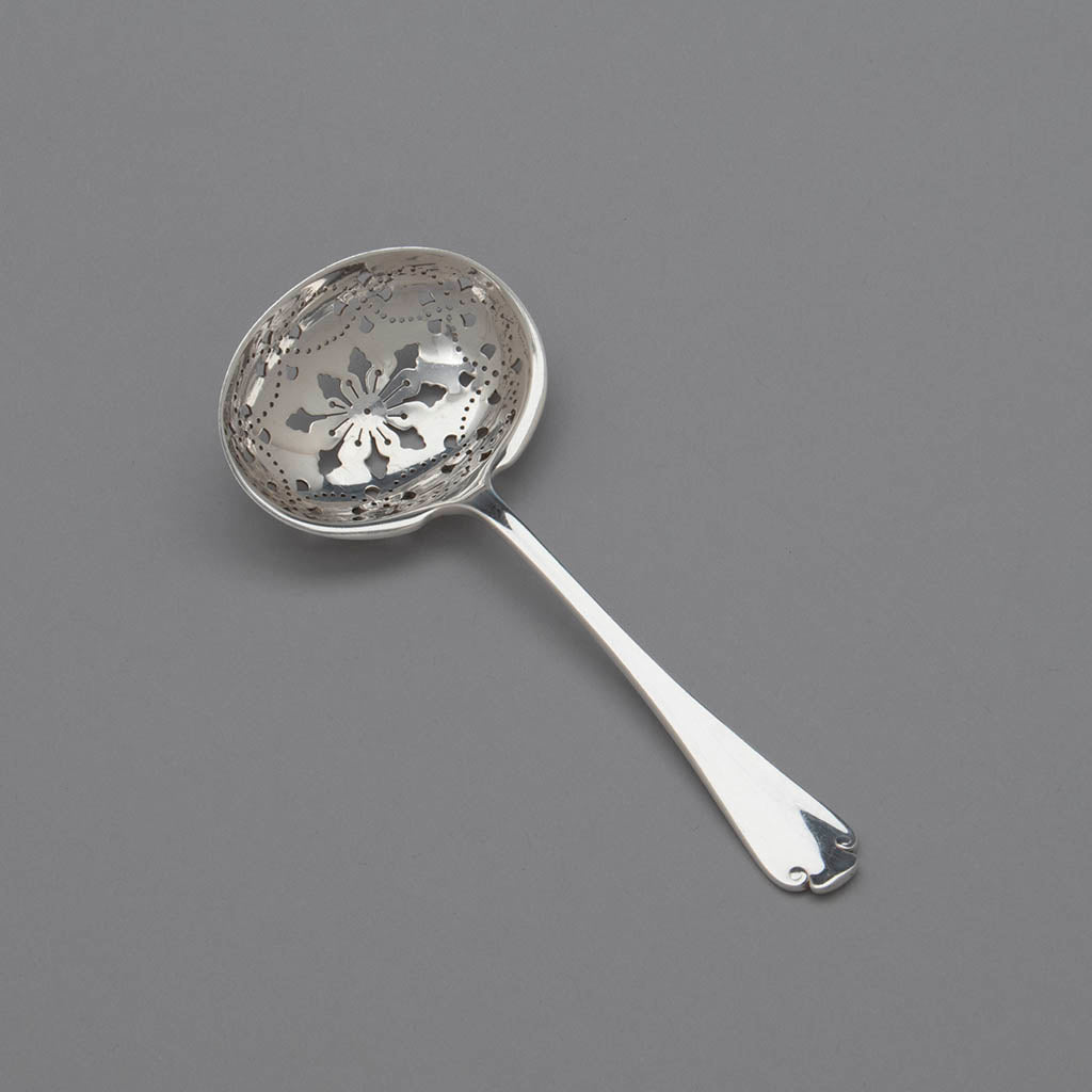 Tiffany & Co 'Faneuil' Pattern Antique Sterling Silver Sugar Sifter, NYC, c. 1911