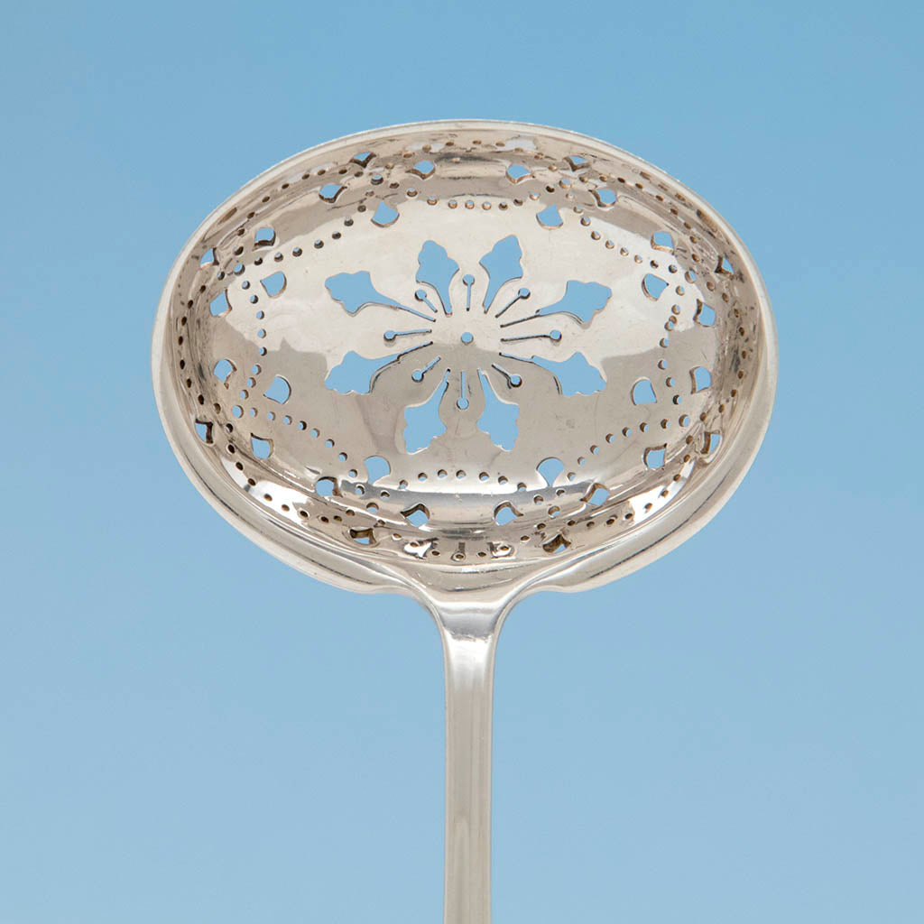 Bowl to Tiffany &amp; Co &#39;Faneuil&#39; Pattern Antique Sterling Silver Sugar Sifter, NYC, c. 1911