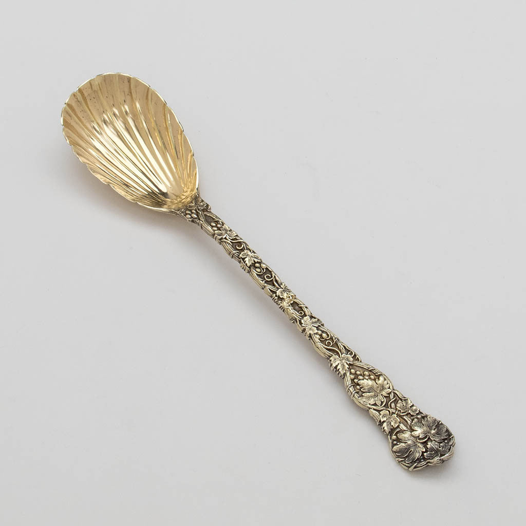 English Sterling &#39;Vine&#39; Pattern Serving Spoon, London, 1836/37 