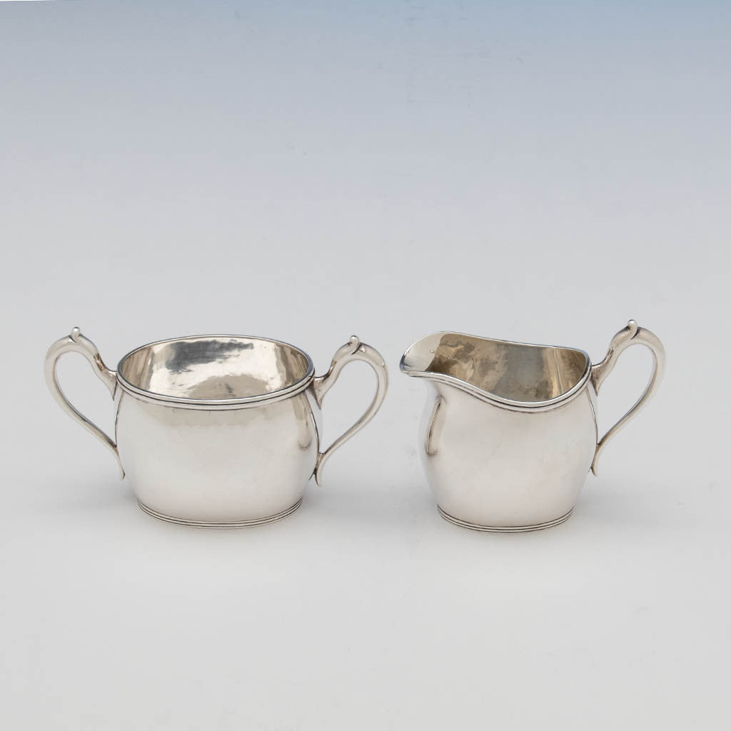 McAuliffe & Hadley Sterling Silver Arts & Crafts Coffee Set