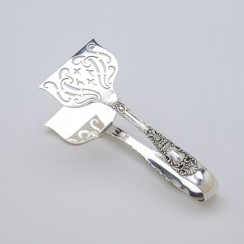Dominick &amp; Haff ‘Renaissance’ Sterling Silver Sandwich Tongs, NYC, NY, c. 1890s