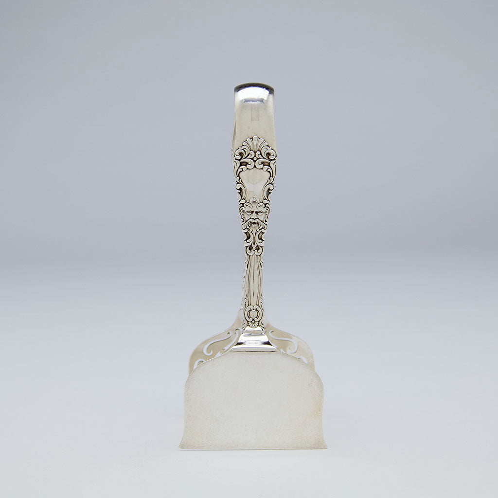 Back of Dominick &amp; Haff ‘Renaissance’ Sterling Silver Sandwich Tongs, NYC, NY, c. 1890s